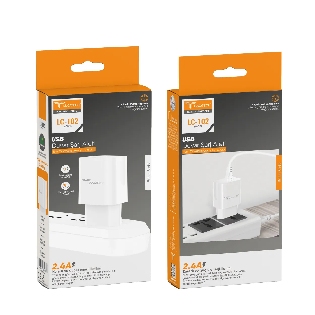 JetResim - ucatech LC-102 2.1A, USB Şarj Cihazı Başlığı - 2026-07-26