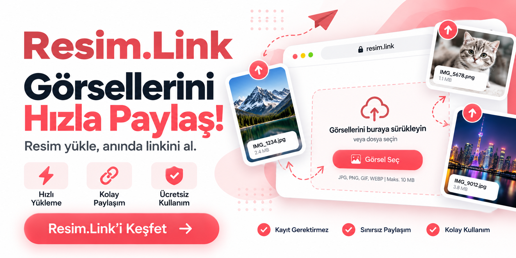 Resim.Link - Görsellerini Hızla Paylaş